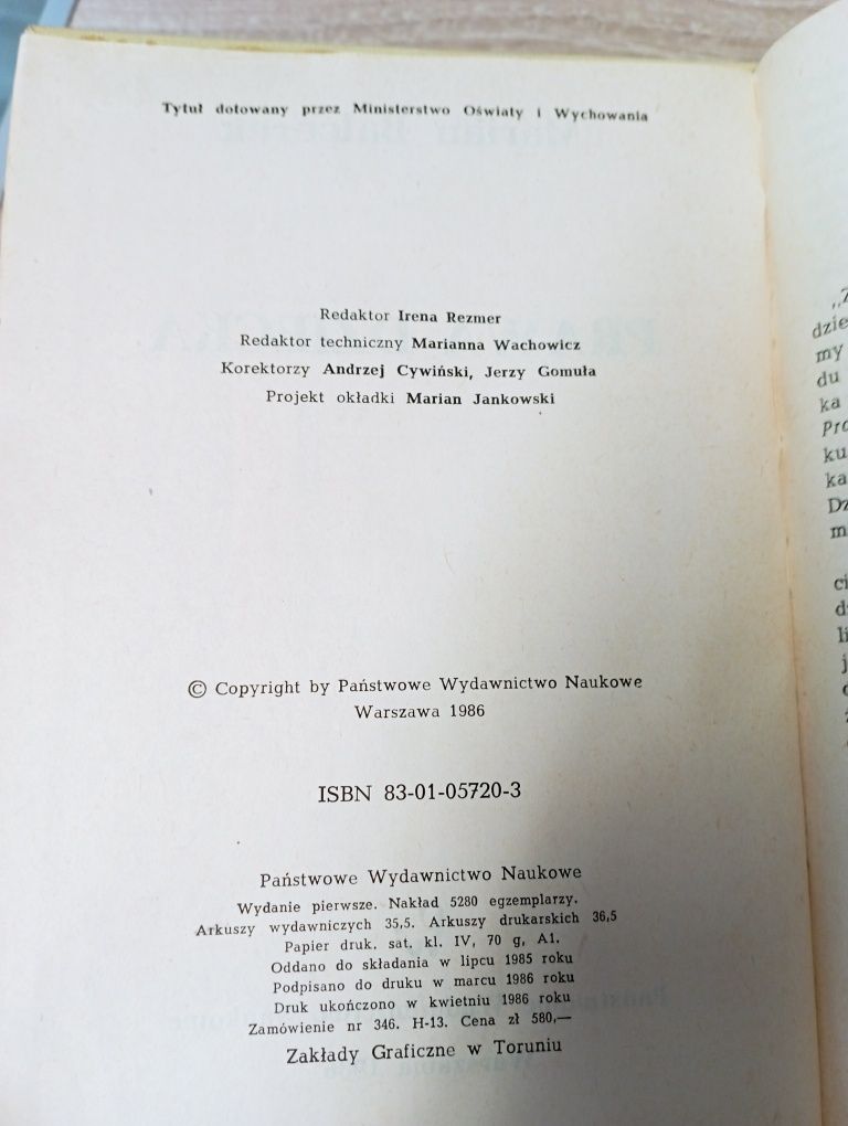 Prawa Dziecka Marian BeLcarek, 1986