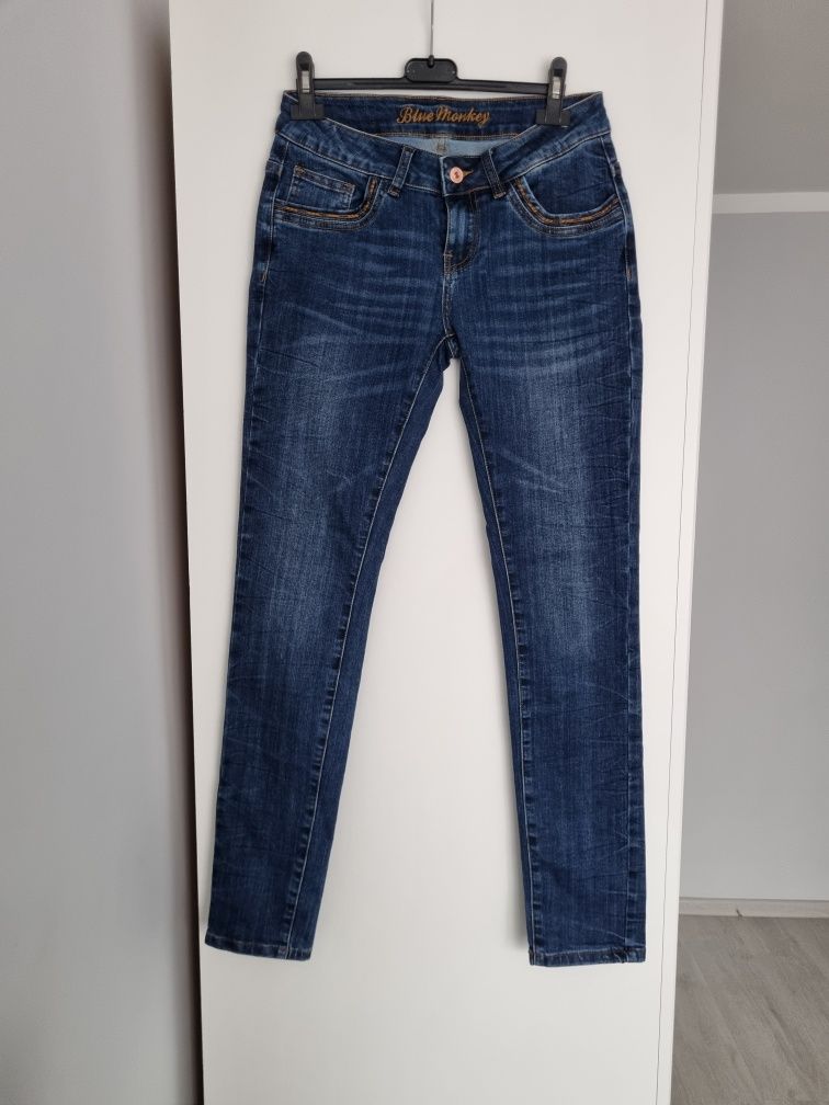 Spodnie jeansowe Blue Monkey r. S