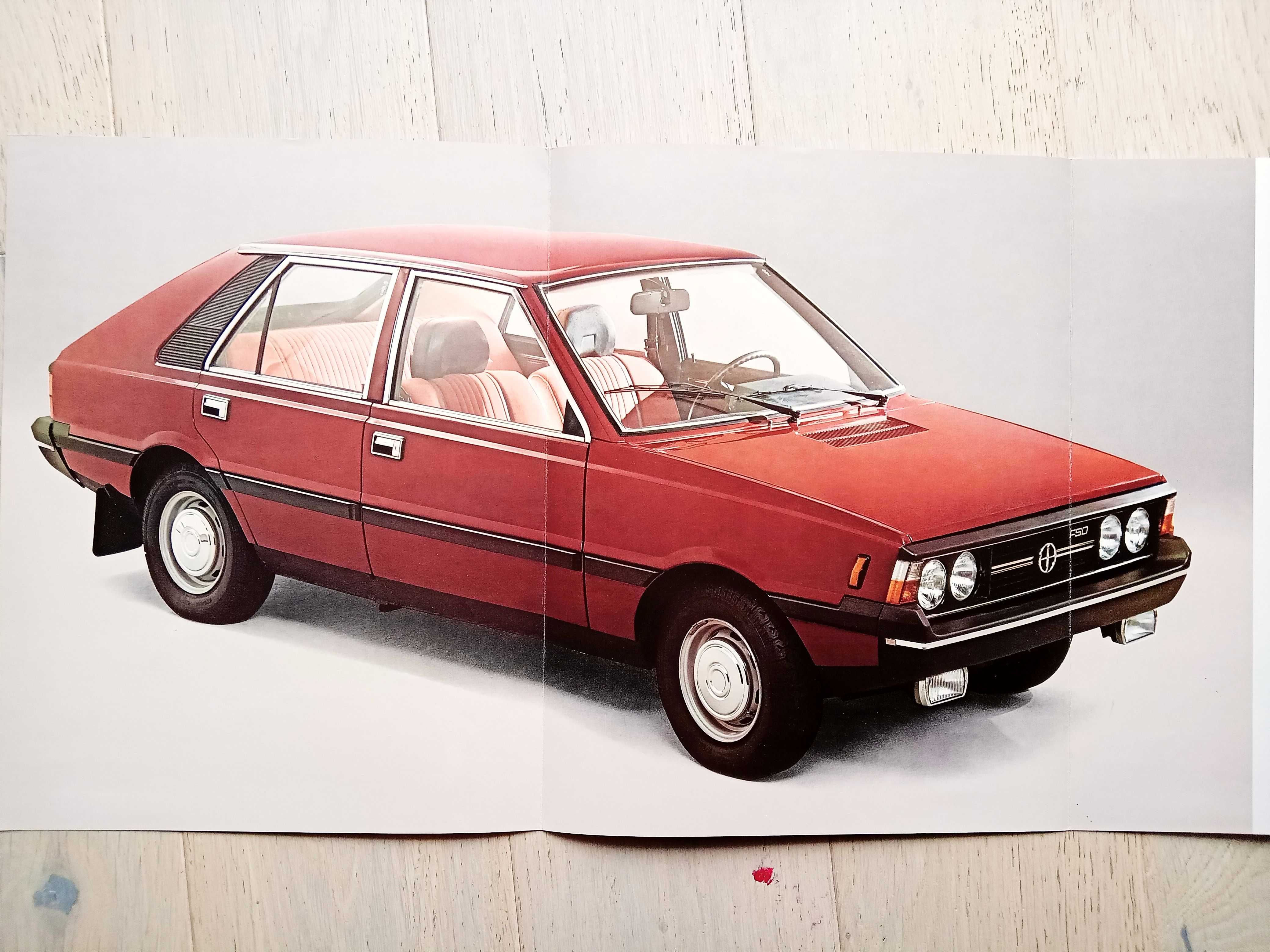 FSO Polonez 1.5 (1981) prospekt 8 str., st. BDB-, FORMAT WIĘKSZY od A4