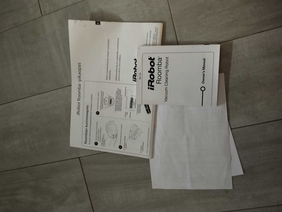 Aspirador iRobot Roomba Serie 500 com possível avaria