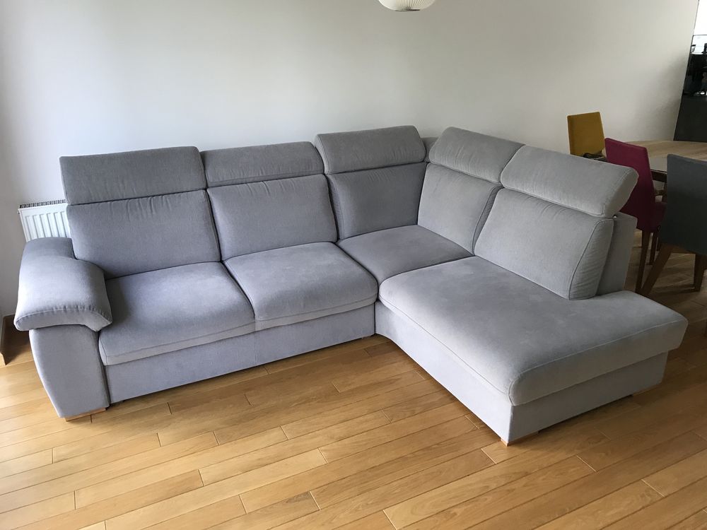 Kanapa narożnik wypoczynek salon rogówka Wajnert 260 x 200 f. spania