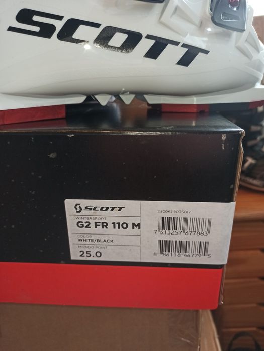 Buty narciarskie nowe Scott G2 FR 110 nr 39 25.0cm okazyjnie