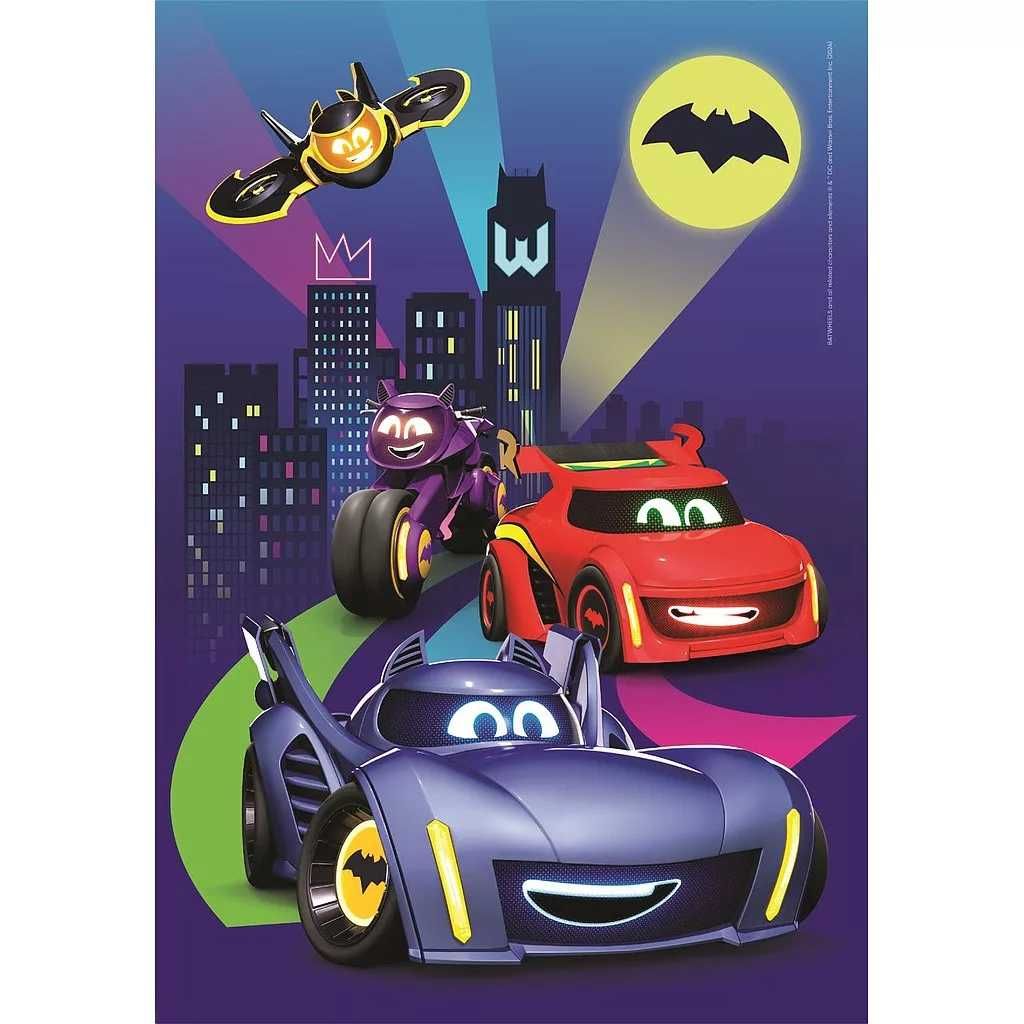 Puzzle Clementoni Dc Batwheels SuperColor 23,5x33,5cm 60 peças
