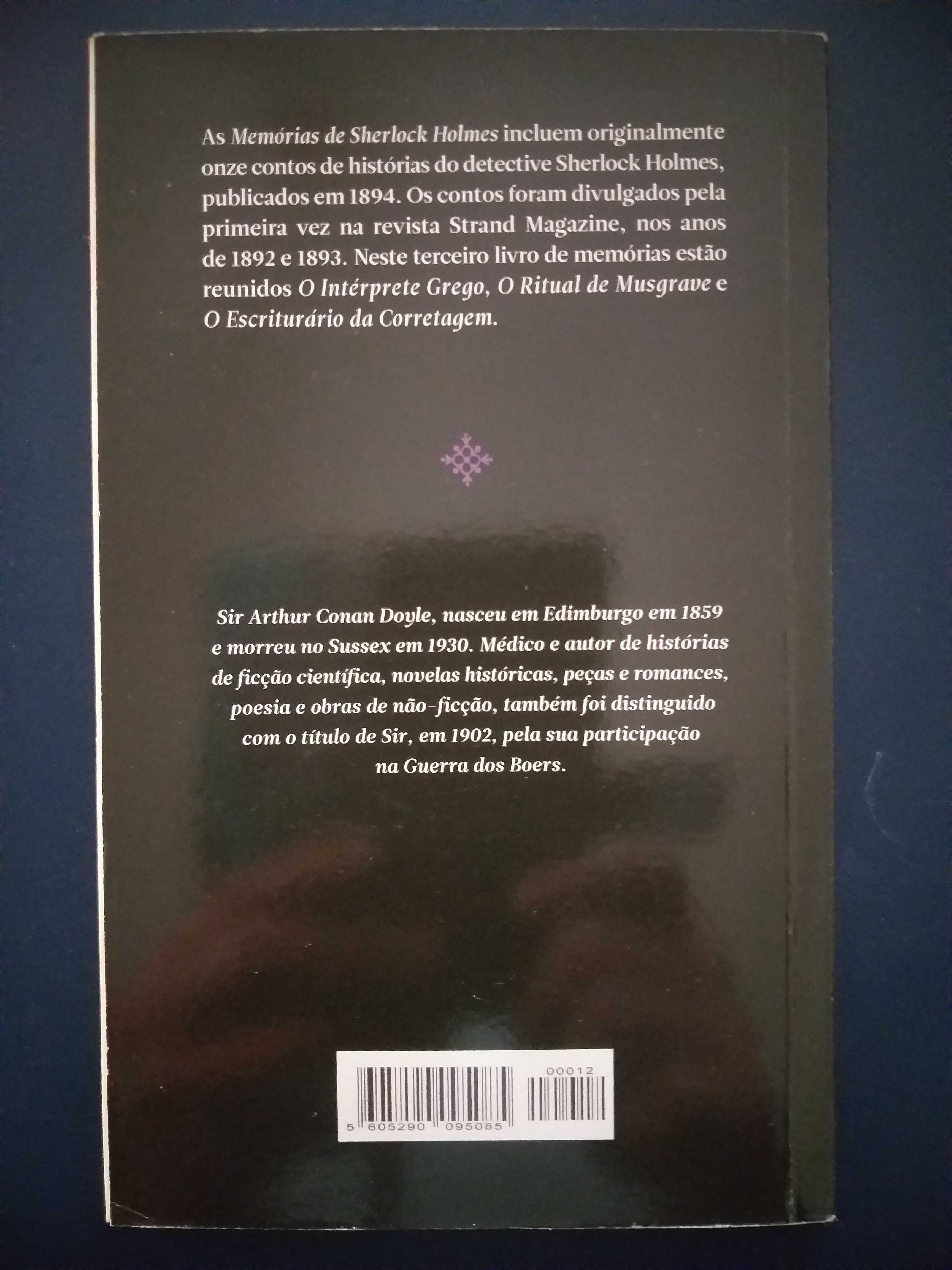 Livro "Sherlock Holmes: O intérprete Grego – Sir Arthur Conan Doyle"