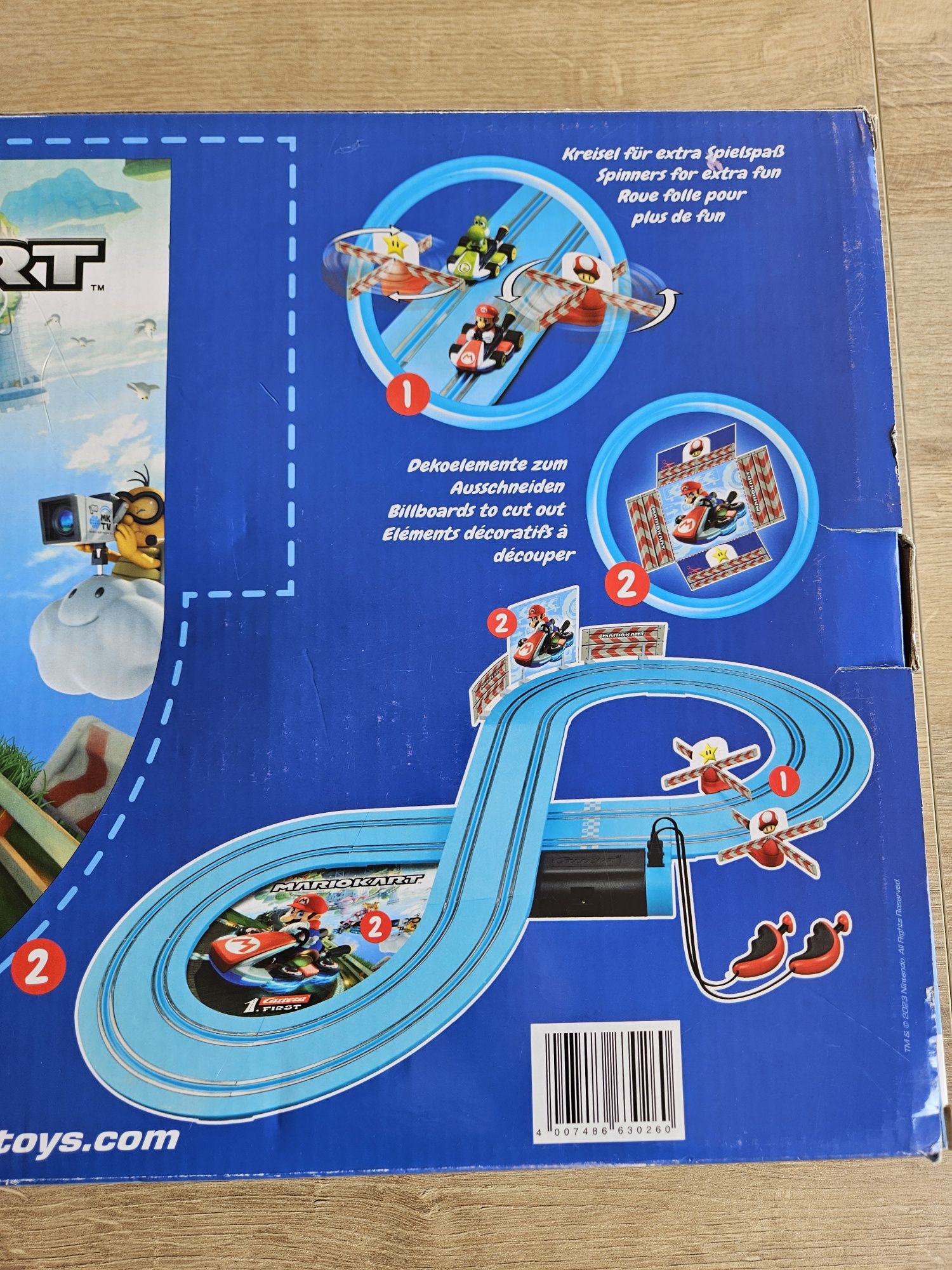 Nowy Tor wyścigowy Mariokart Carrera 1. First