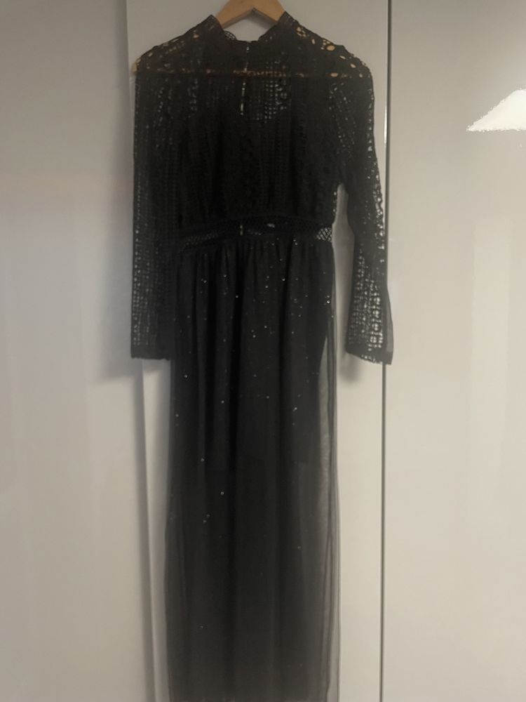 Sukienka maxi czarna