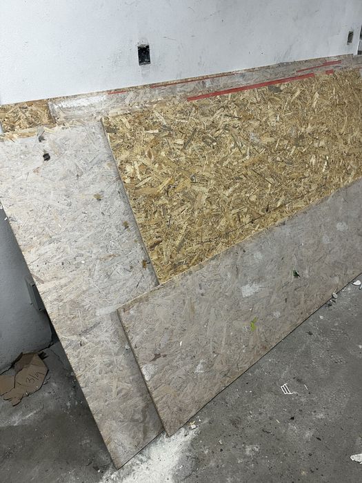 Płyty OSB grubość 1 cm różne wielkości 9 sztuk ok. 33 m2