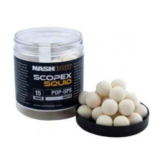 Kulki Nash Scopex Squid Pop Ups 15mm 75g White pop-up