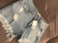 Nowe spodenki jeansowe H&M metki