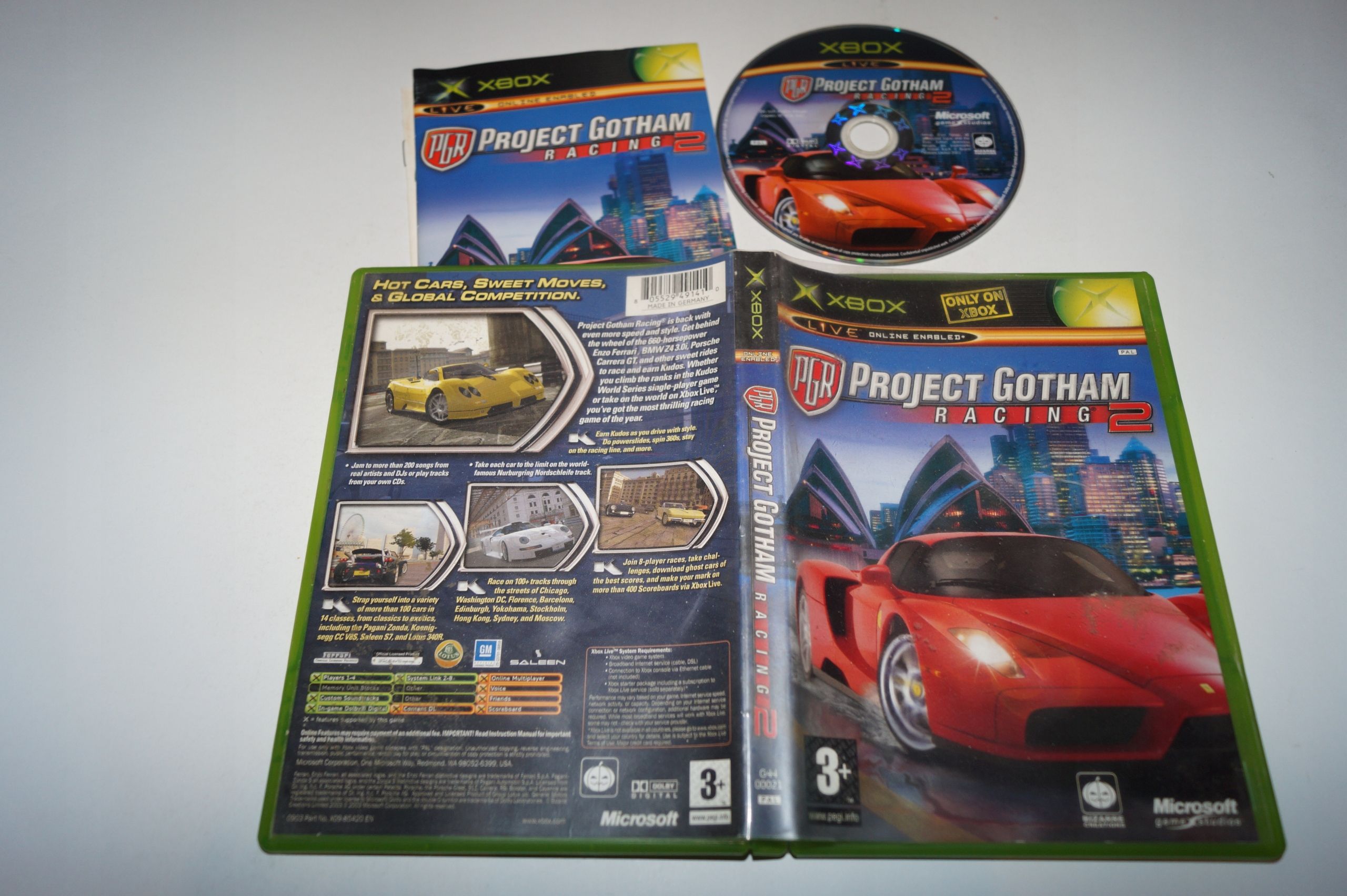 Gra Project Gotham Racing 2 Pgr2 Microsoft Xbox