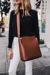 Сумка Tote Bag The Everlane Form Bag  натуральна шкіра.
