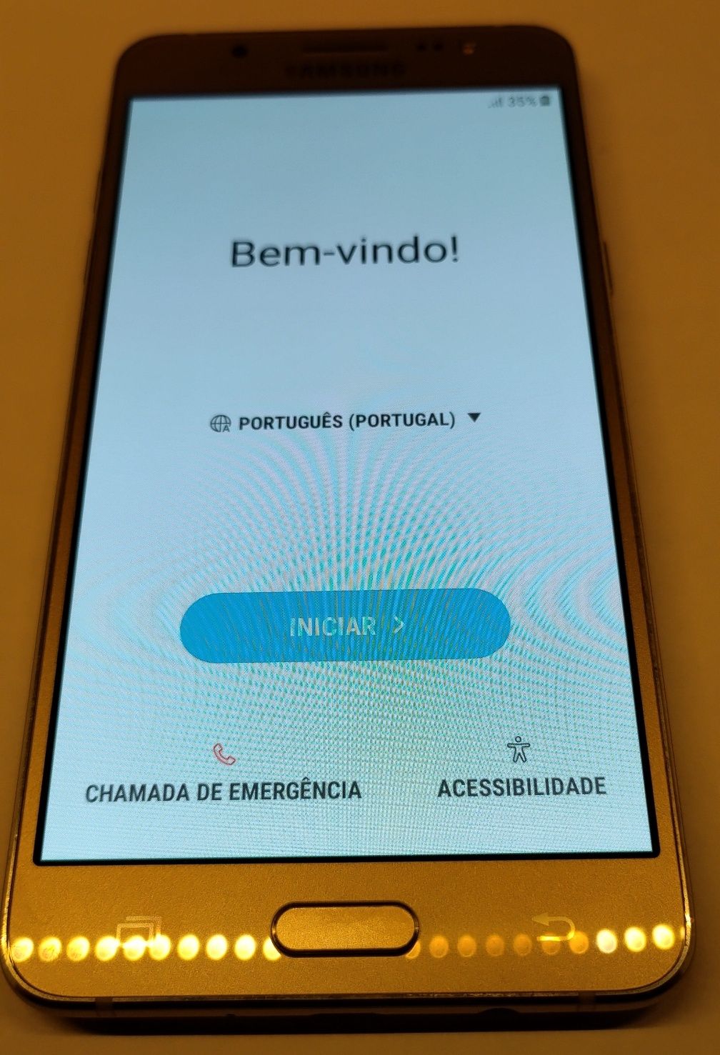 Samsung J5 Dual dourado