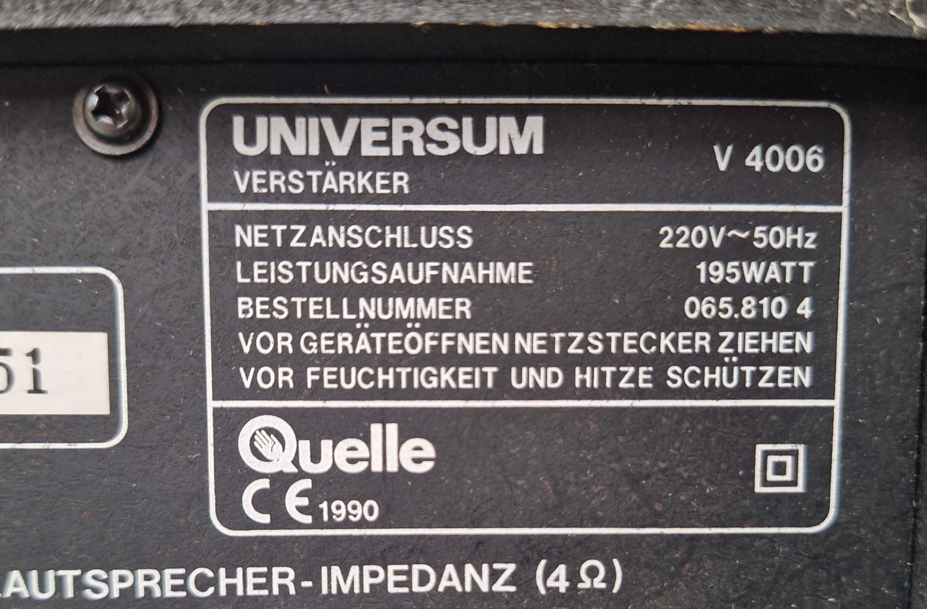 Zestaw Universum Tuner-CD-Wzmacniacz + Kolumny 8 ohm WYSYŁAM Olx