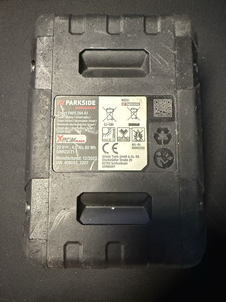 Akumulator X20V Parkside Smart PAPS 204 A1