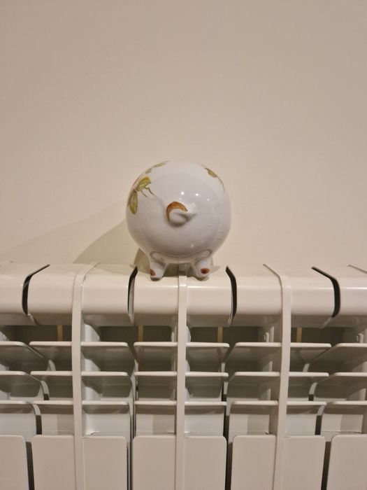 Porquinho mealheiro em porcelana "ALFAL", Alcobaça