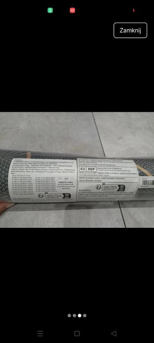 Duża wycieraczka wewnętrzna