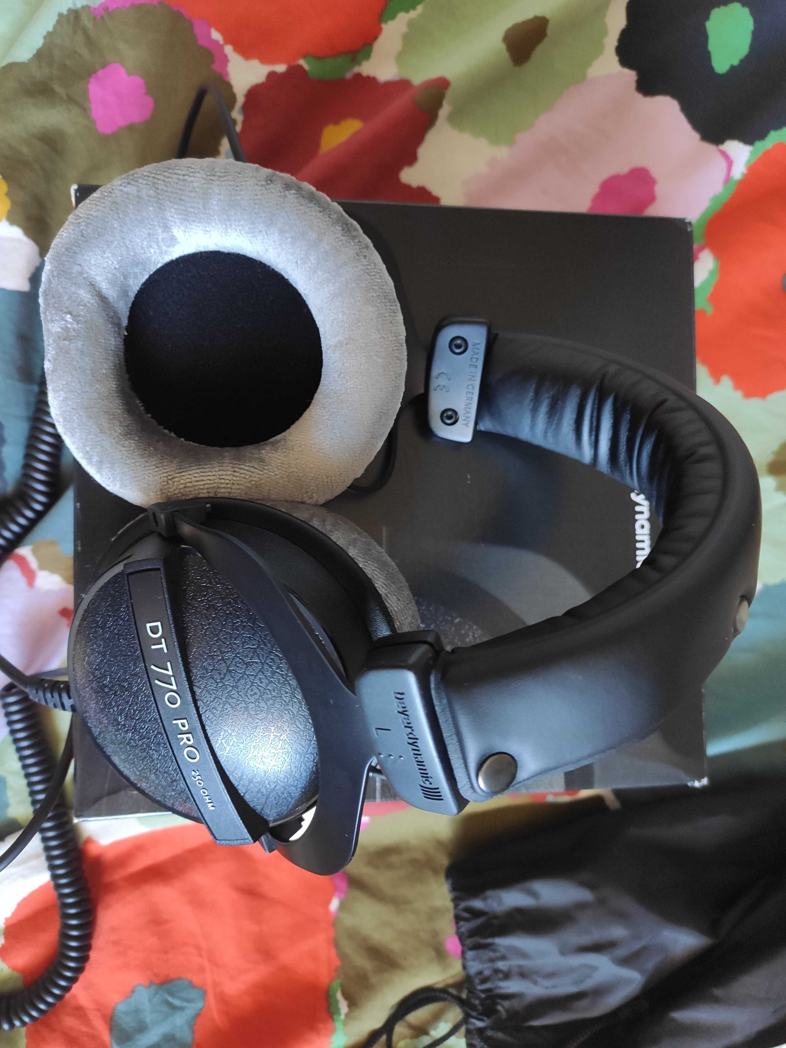 Słuchawki studyjne profesjonalne DT 770 PRO 250 Ohm Beyerdynamic