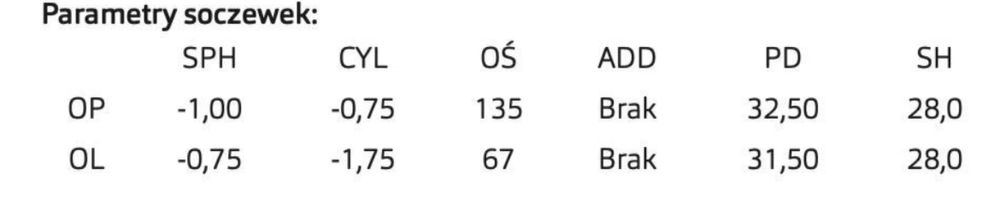 Okulary korekcyjne przeciwsłoneczne Vision Express P -1,0 L -0,75