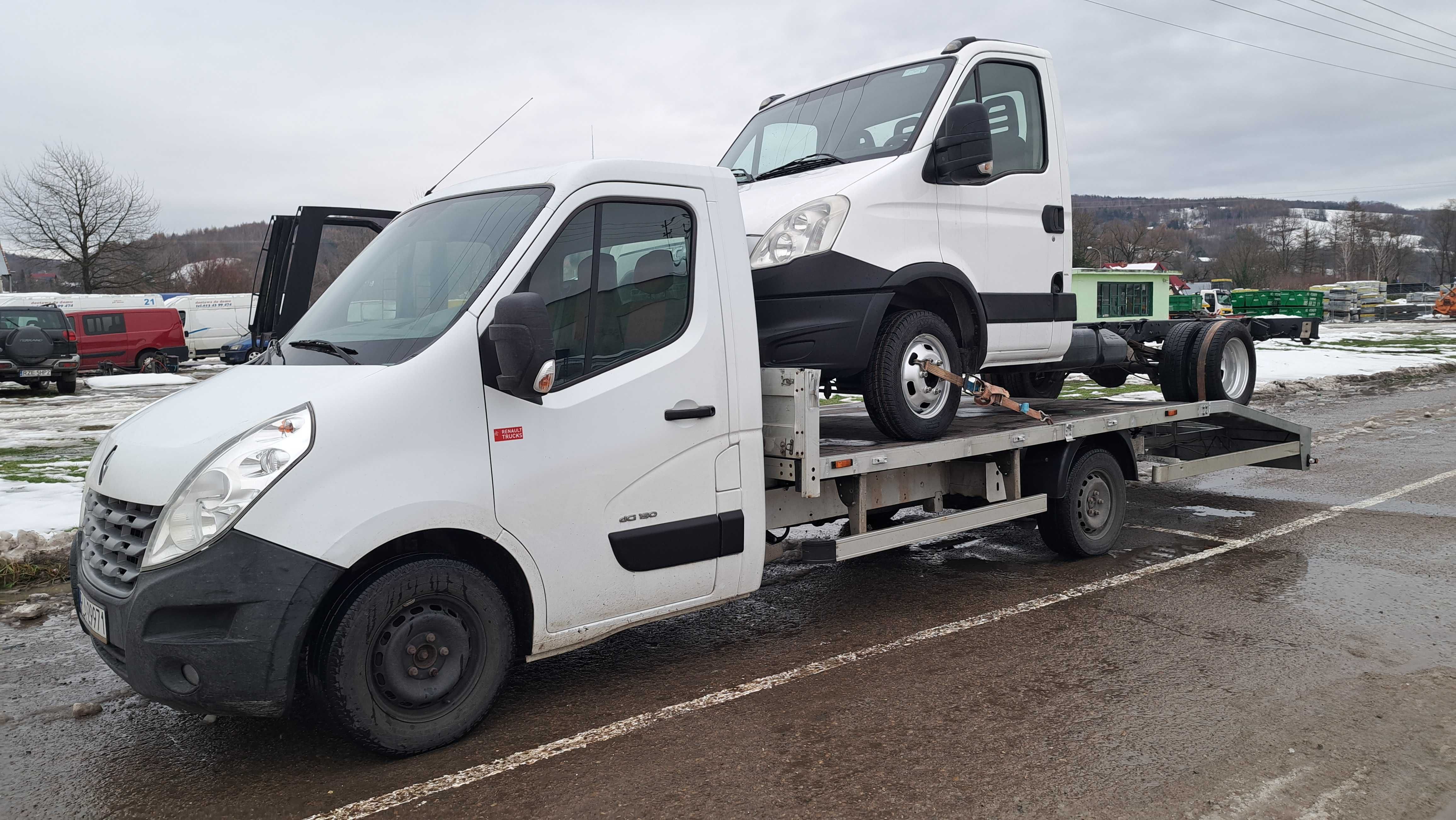 Renault Master 2.3 cm. 150KM  tył napęd najazd 5.5m.