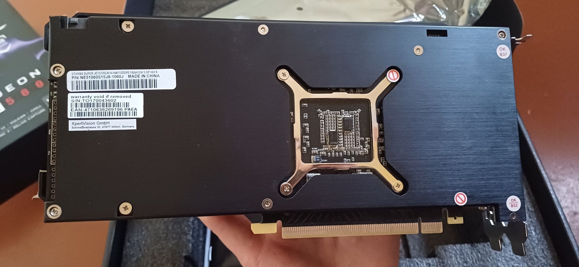 Продам відеокарту Palit GeForce GTX 1060 Super JetStream 6GB GDDR5