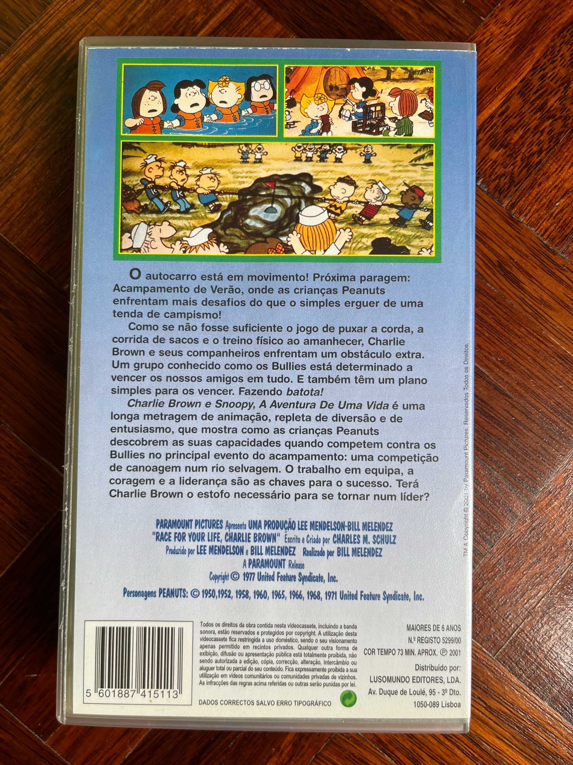 VHS Charlie Brown e Snoopy (Melendez e Roman, 1977) DUB PT-BR