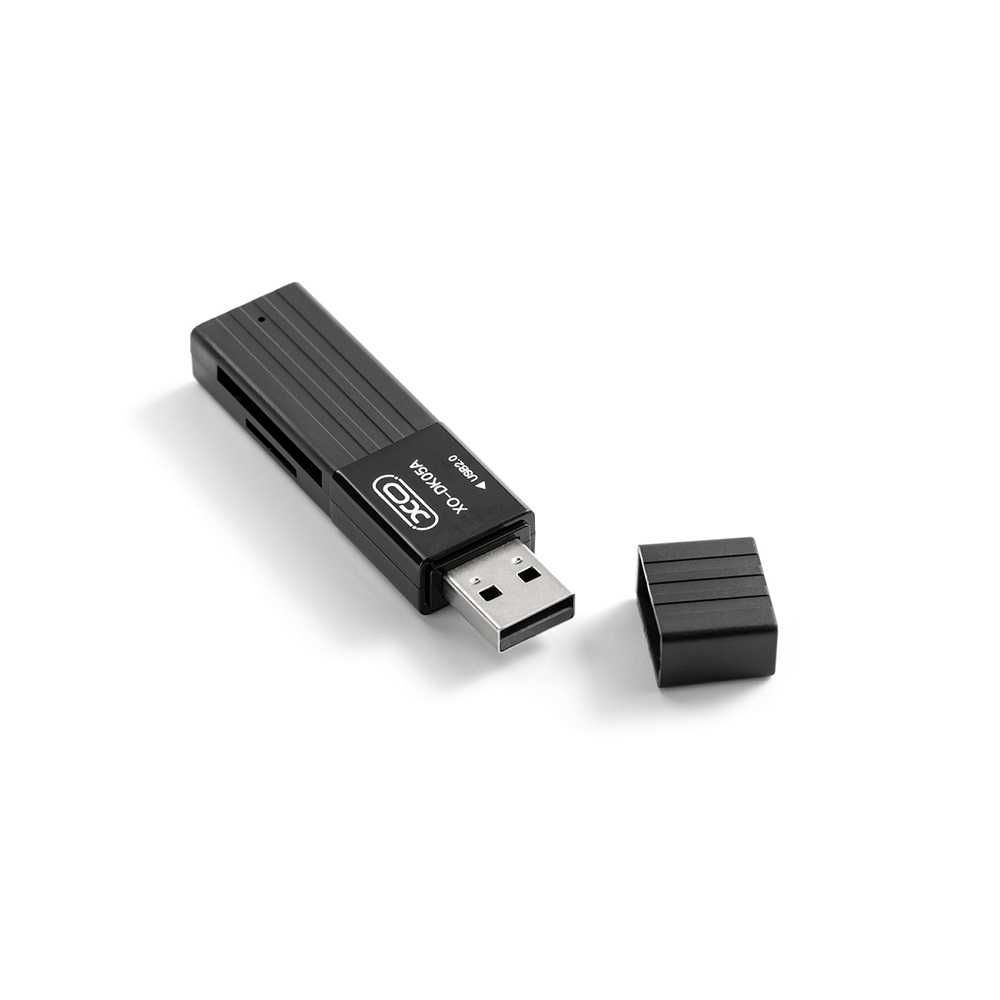 czytnik kart 2w1 SD microSD USB 2.0 czarny
