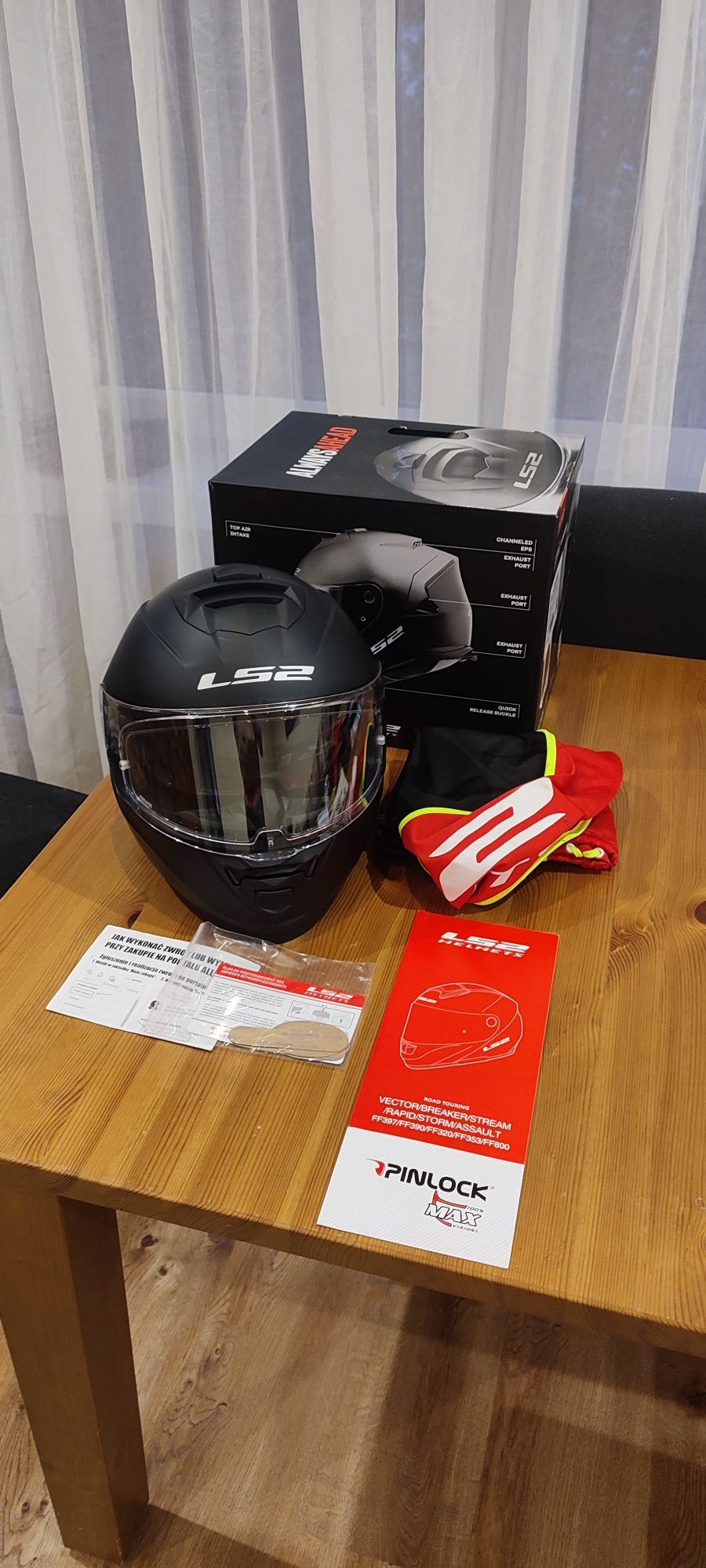 Kask LS2 FF800 STORM II SOLID XL stan jak nowy  Na Gwarancji Pinlock
