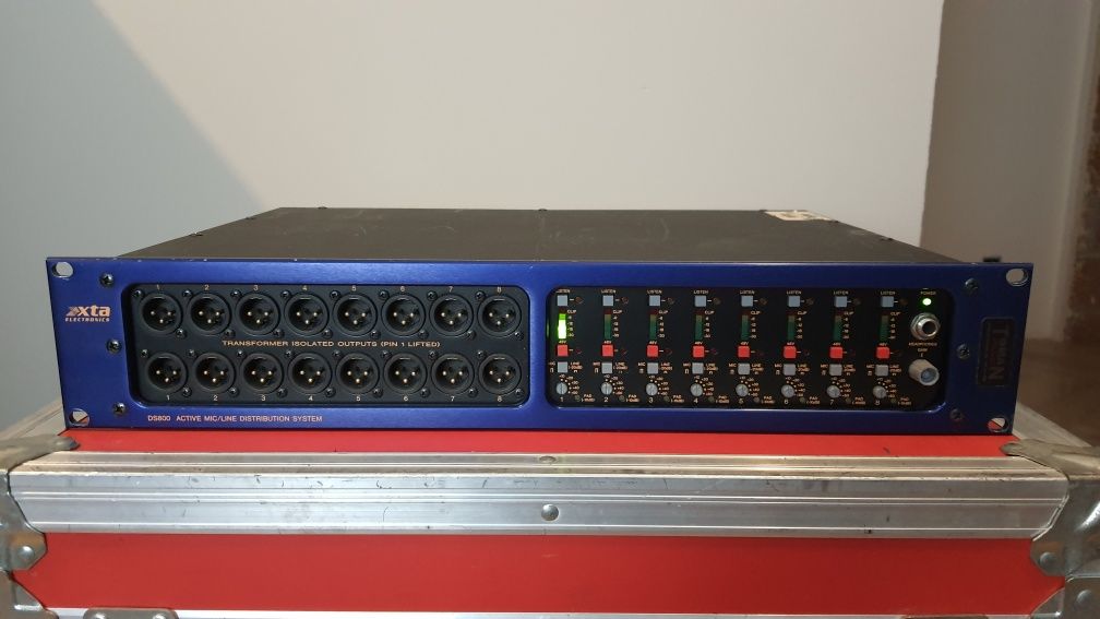 Spliter aktywny Xta DS800 xlr mon foh FV