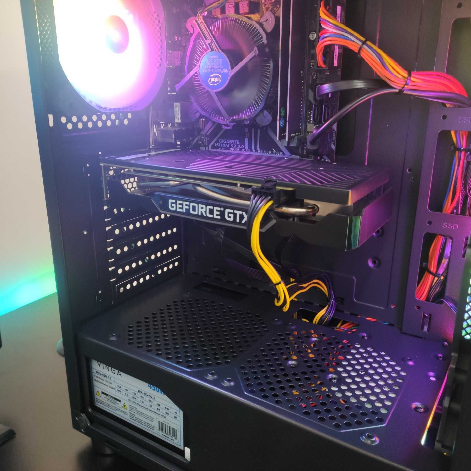 Компютер Новый Intel Core i5 9400f, 16GB DDR4, GTX 1660s 6GB, SSD512GB