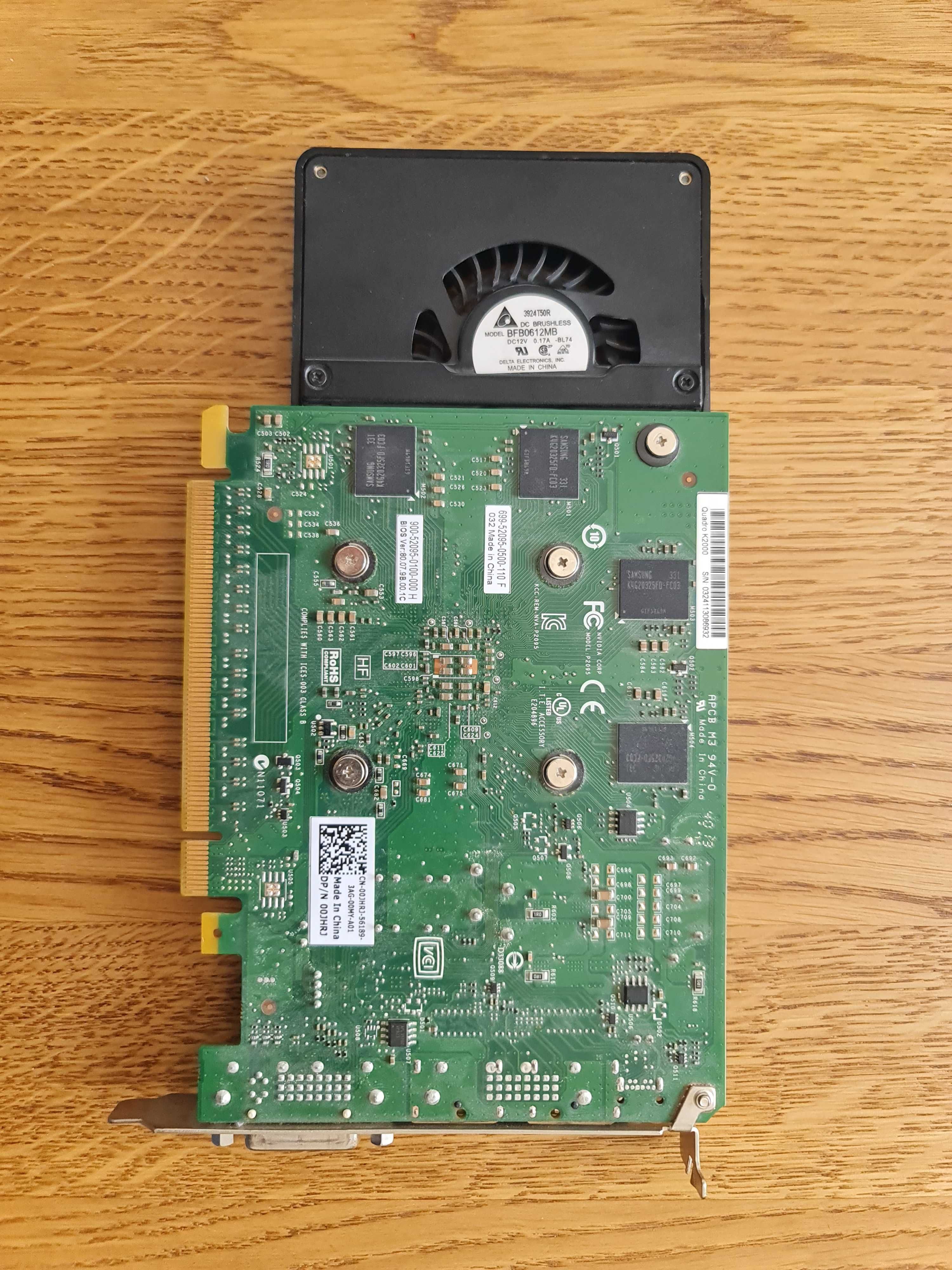 Karta graficzna NVIDIA Quadro K2000 w pełni sprawna