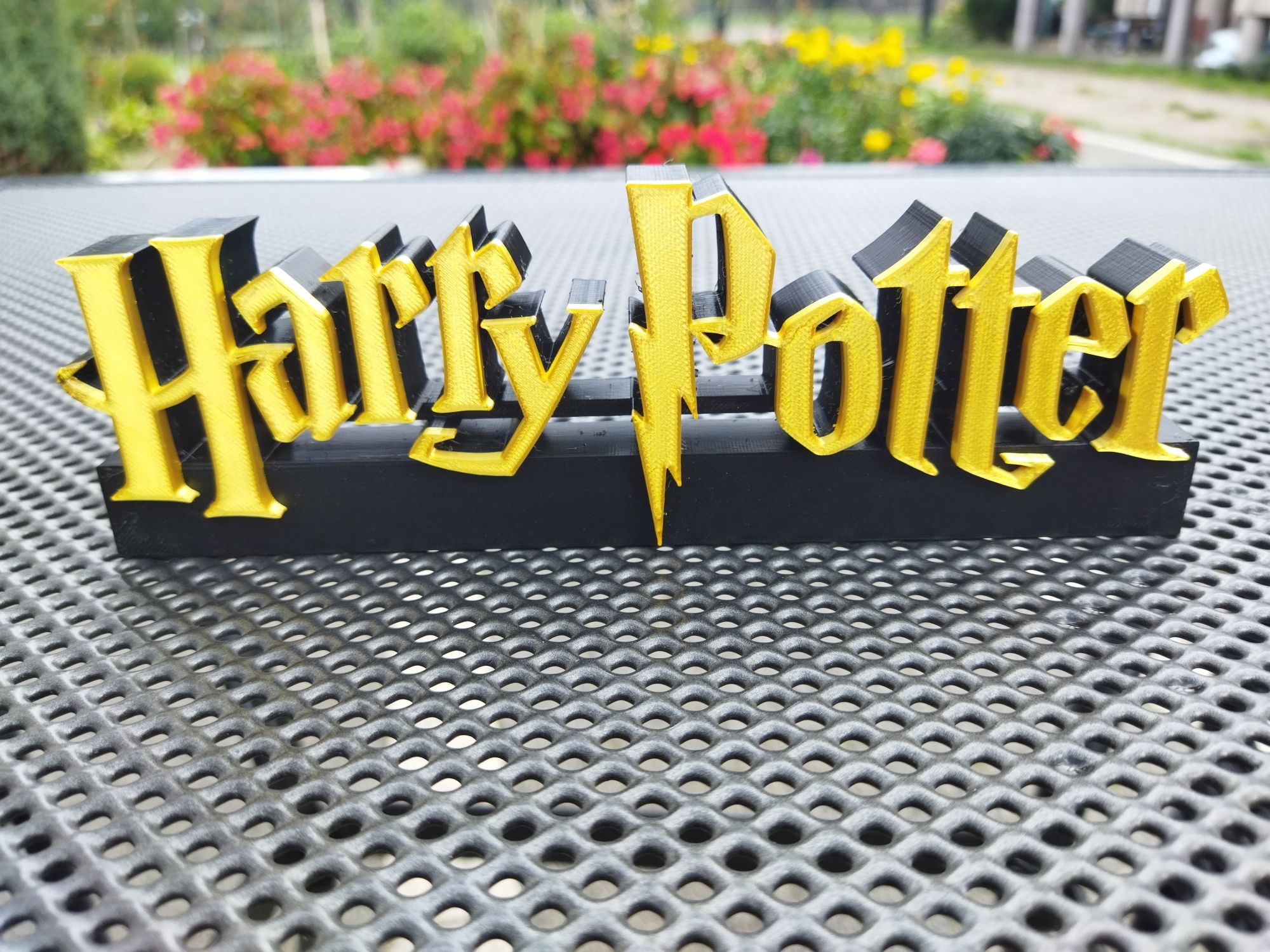 Harry Potter - ozdobne logo do kolekcji figurek & gadżetów prezent