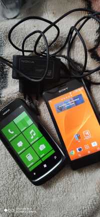 Nokia Lumia i Sony -telefony