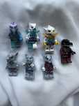 Figurki lego chima komplet 7 figurek używane wady