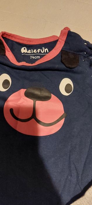 Zestaw bluzeczek dla maluszka,rozm.74