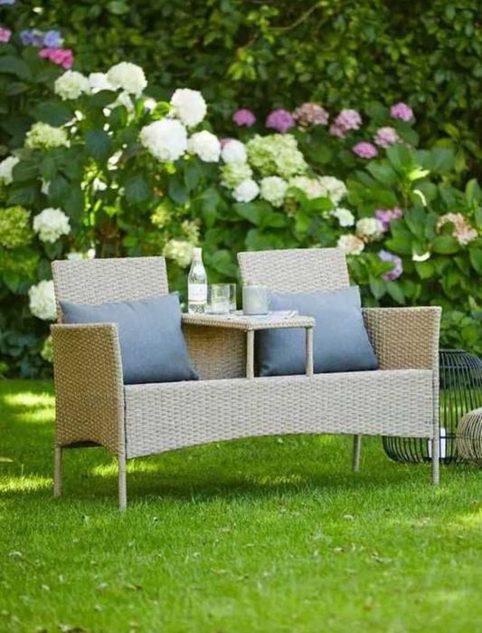 FASTERHOLT - Ławka ogrodowa FASTERHOLT W138xD61 naturalny