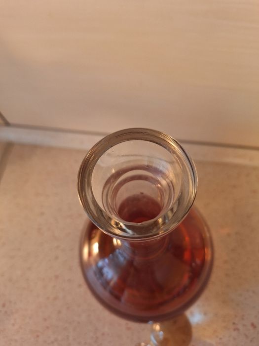 Karafka szklana ciężka