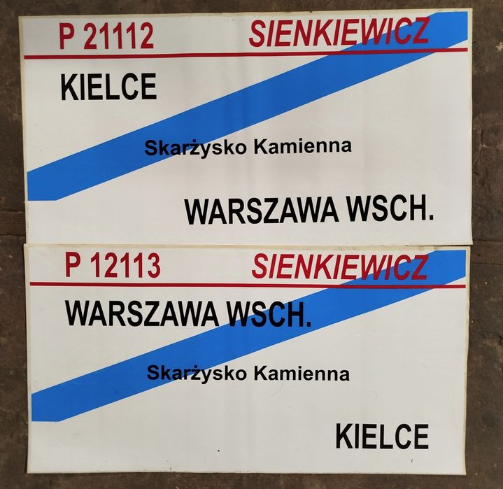 Naklejki na tablice(duże) P Sienkiewicz