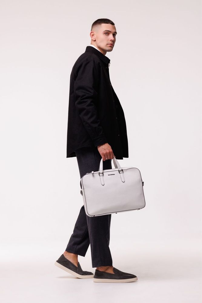 Сумка шкіряна від ZEGNA. Оригінал.