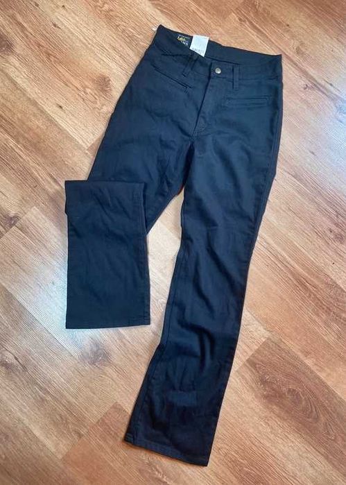 36 38 lee nowe spodnie dzwony slim wysoki stan dzins oryginal