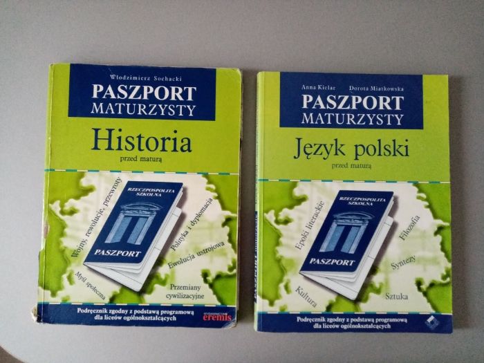 Paszport maturzysty Język Polski i Historia.