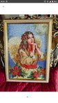 Картина бісером "Різдвяний янгол"