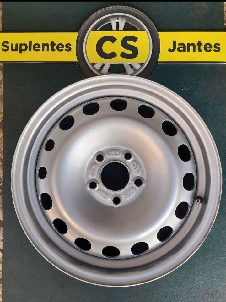 Roda suplente jante 16 5x108 Ford Volvo Renault pneu 205/55 R16