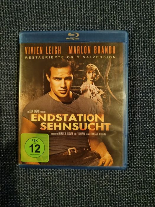 Blu ray do filme clássico "Um Eléctrico Chamado Desejo" (portes grátis