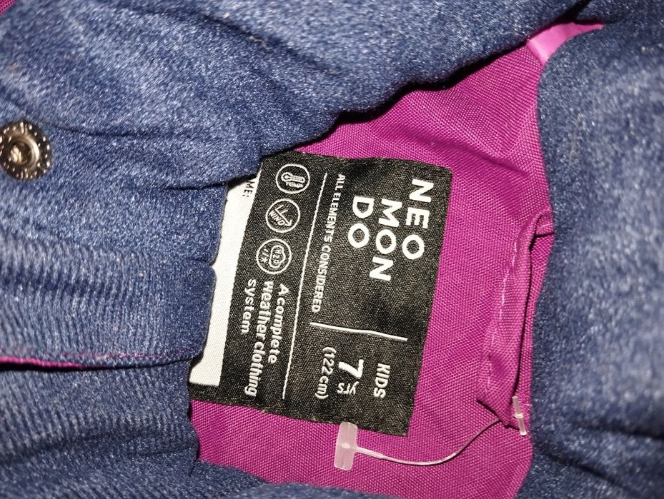 Комбинезон зимний лыжный размер 122-128