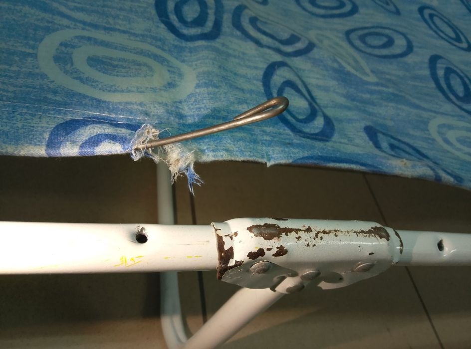 Łóżko turystyczne polowe 180x60x25 cm