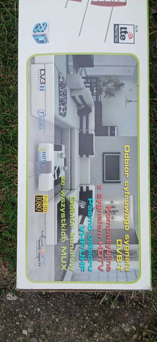 Antena kierunkowa TV naziemnej DVB-T VHF/UHF 32 elementów DPM