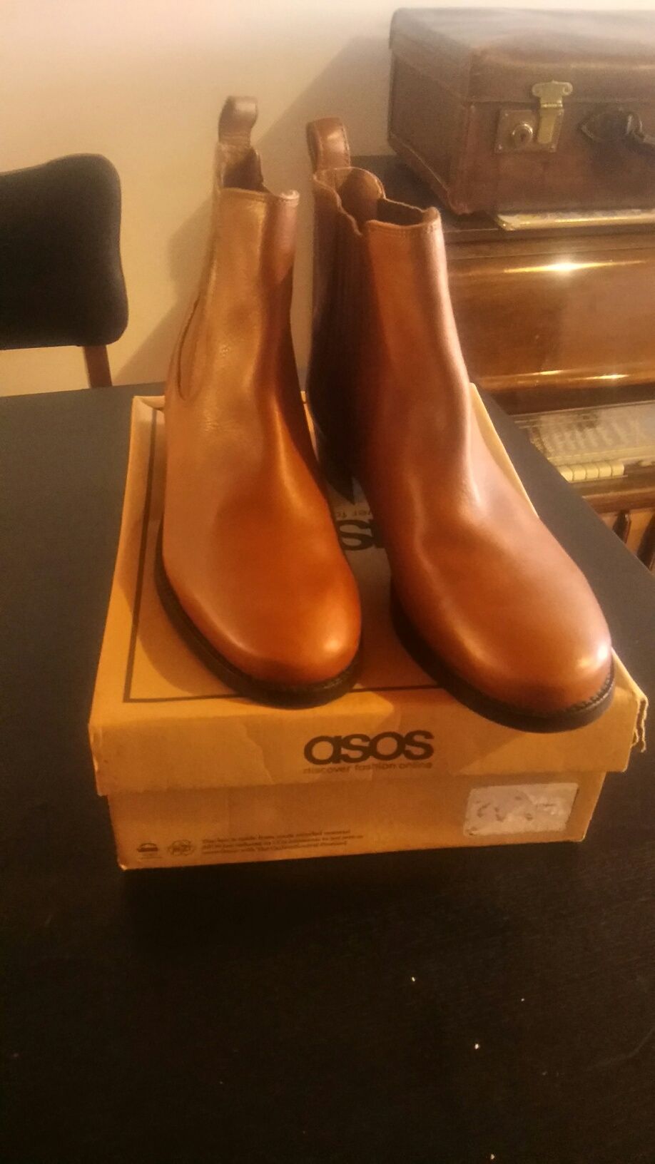 Botas ASOS em pele