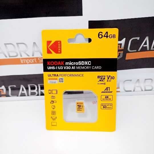 ОРИГИНАЛ карта памяти Kodak 64GB microSDXC Card Class 10 (C10)