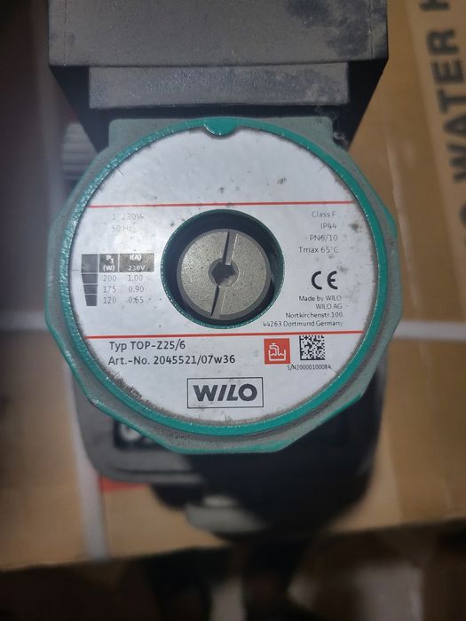 Насос wilo top z 25/6