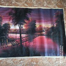 Telas Angolanas pintadas à mão